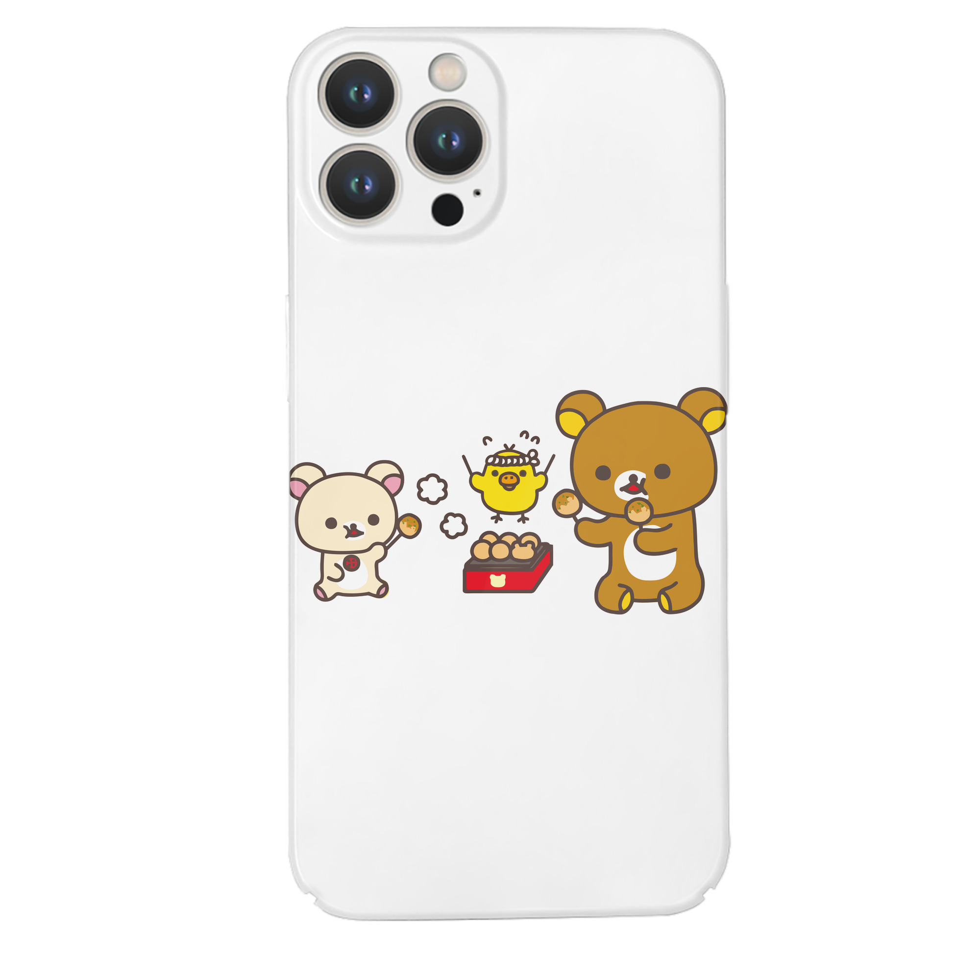 （画像用） リラックマ リラックマ キイロイトリ Rilakkuma Korilakkuma Kiiroitori 【iPhone 14シリーズ対応】ハードケース